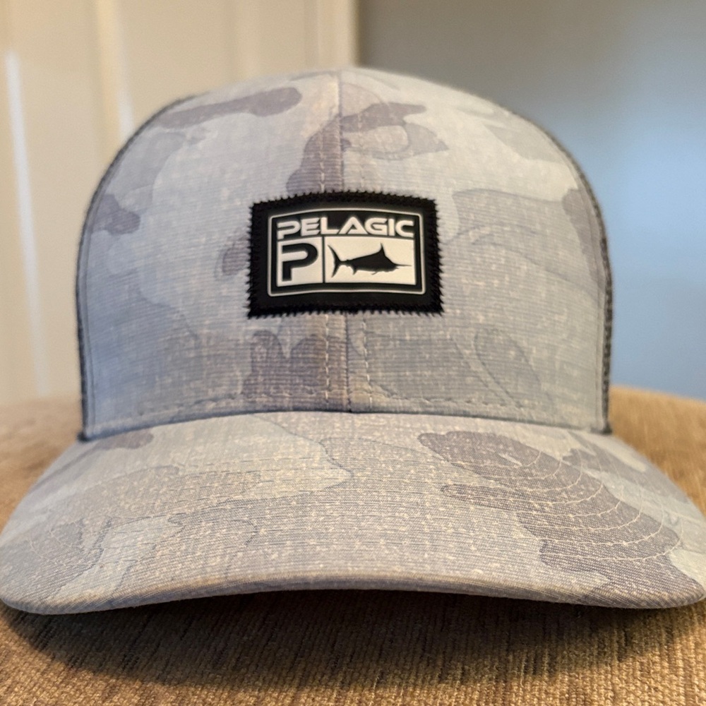 Pelagic Light Blue Camo Hat
